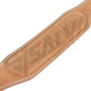 Custom Logo Genuine Leather Weightlifting Belt Gym Fitness Powerlifting <b>Back</b> <b>Support</b> Belt Strength Training & Bodybuilding - Product Image 6