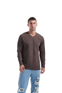 Camiseta casual para hombre con impresión de logotipo personalizado, 100% algodón, tejido ligero, cuello en V, manga corta. - Product Image 2