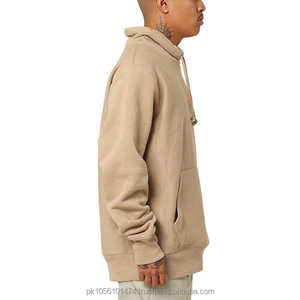 Sweats à capuche en polaire épaisse vierge poids lourd surdimensionné impression personnalisée Logo sweats à capuche et sweat-shirts pour hommes - Product Image 4