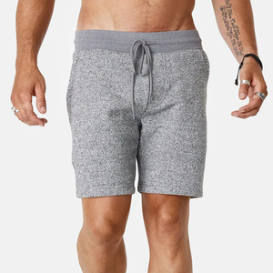 Pantalones Cortos de Forro Polar para Hombre con Logotipo Personalizado de Nuevo Diseño - Estilo Urbano, Transpirables, de Cintura Media con Cierre de Cordón - Product Image 1