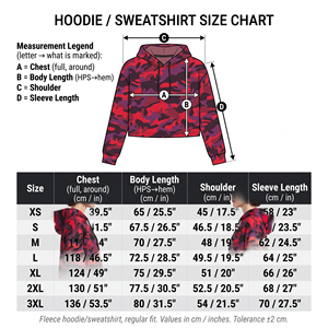 เสื้อฮู้ดครอปพิมพ์ลายพรางสีแดง ผ้าถักโพลีเอสเตอร์/คอตตอน น้ำหนัก 160 กรัม ไร้ตะเข็บ สำหรับฤดูใบไม้ร่วง/ฤดูใบไม้ผลิ แบบยูนิเซ็กซ์ - Product Image 5
