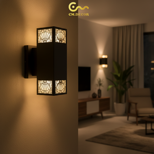 CM Decor Nordic Waterproof LED <b>Wall</b> <b>Sconce</b> Stainless Steel Indoor Outdoor Lamp for Home & Garden - Product Image 3