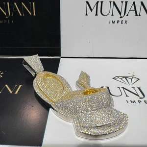 Colgante Hip Hop Chapado en Oro con Corte de Pera Personalizado, Certificado IGI, VVS, Joyería Fina para Hombre, Pasa Prueba de Diamante, Forma de Letra, Fiesta - Product Image 6