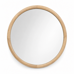 <b>Round</b> Teak Wood Home Decor <b>Mirror</b> Commercial Project Large Wooden Frame <b>Wall</b> <b>Mirror</b> for Luxury Resort Interior Contract Supply - Product Image 4