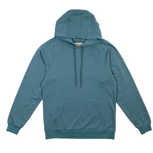 Sweat-shirt à capuche gris foncé pour homme, coupe classique, en coton French Terry, pull décontracté avec poche avant, vêtement d'automne - Product Image 4