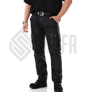 Fashionable Men Leather Pants Slim Fit Men Leather Pants Comfortable Men Casual Leather Pants Men's Casual Cowhide Leather - Product Image 3