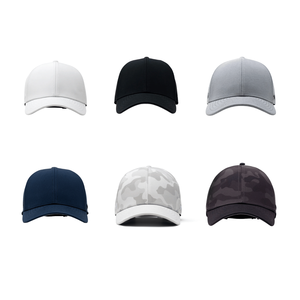 Casquettes de golf sportives personnalisées à 6 panneaux, imperméables et perforées, avec visière incurvée et logo en caoutchouc PVC, fabriquées au Vietnam - Product Image 5