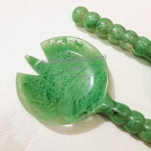 Juego de Utensilios para Ensalada de Acrílico/Resina Personalizado para Servir Frutas, Vajilla para la Mesa del Hogar, Incluye Tenedor, Cuchara, Utensilios para Servir Comida - Product Image 3