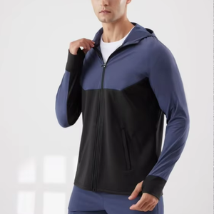 เสื้อแจ็คเก็ตกันลมสำหรับผู้ชายแบบสปอร์ตกลางแจ้ง OEM สกรีนโลโก้ได้  ไซส์ใหญ่ น้ำหนักเบา ระบายอากาศได้ดี พร้อมคุณสมบัติกันลม - Product Image 6