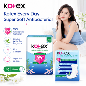 โคเท็กซ์ เอเวอรี่เดย์ ซุปเปอร์สมูท แอนตี้แบคทีเรีย 15 ซม. -40 ชิ้น/ถุง |   32270 ซุปเปอร์สมูท แอนตี้แบคทีเรีย โพรเทคชั่น - Product Image 3