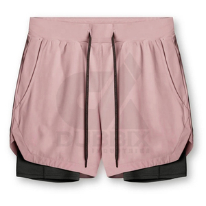 Pantalones Cortos Deportivos para Hombre al por Mayor, de Secado Rápido, de Algodón, para Entrenamiento, Cintura Elástica, Ropa Deportiva de Verano, Logotipo Personalizado, Servicio OEM - Product Image 1