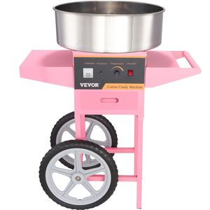 1000W elettrico commerciale di zucchero filato macchina rosa in acciaio inox ciotola zucchero palop cassetto per la casa per bambini compleanno festa di famiglia - Product Image 1