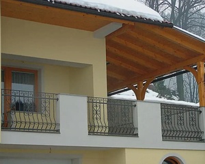 Barandilla de Balcón de Hierro Forjado Moderna Resistente al Óxido KHP, Instalación DIY en el Suelo, Garantía de 3 Años para Uso en Exteriores - Product Image 5