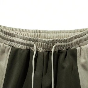 Custom Embroidery Heavyweight Cotton Flared Corduroy Straight Leg Eco-Friendly Breathable Vintage Patchwork Drawstring Mid Men - Product Image 2