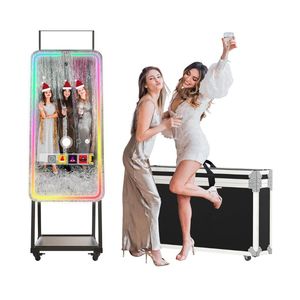 บูธถ่ายภาพกระจกวิเศษหน้าจอสัมผัส พร้อมไฟถ่ายภาพระดับมืออาชีพ กล้องความละเอียดสูง 1200W พิกเซล ไฟ RGB รอบตัว - Product Image 1