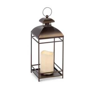 Lanterne moderne en métal noir pour bougies, lanterne décorative de jardin extérieure, porte-bougie suspendu pour mariage, lanternes en métal - Product Image 1