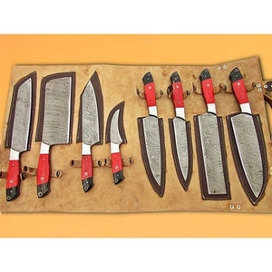 Juego de Cuchillos de Chef Japoneses de 8 Piezas, Acero de Damasco con Madera de Palisandro, Ecológicos, Profesionales, Gran Venta - Product Image 4