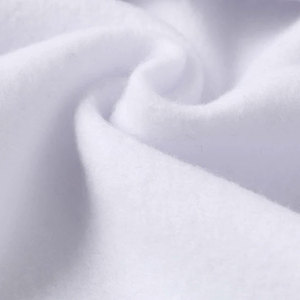 Sweat-shirt à capuche blanc pour homme, coupe classique, en molleton, couleur unie, décontracté, pour l'automne, en coton tricoté - Product Image 3