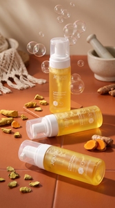 Limpiador Facial en Espuma de Cúrcuma JEJUON Cuthera 150ml - Control de Grasa y Limpieza de Poros con Extracto de Centella y Hoja de Loto, Vegano, para Todo Tipo de Piel - Product Image 2