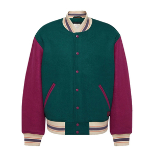 Chaqueta Varsity para hombre de alta calidad a precio de mayorista, chaqueta Varsity personalizada al por mayor para hombre, chaqueta de béisbol universitaria para hombre - Product Image 4