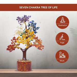 Natural Handmade Seven Chakra Gemstone <b>Crystal</b> Bonsai <b>Tree</b> Healing Reiki Meditation Energy Balance Feng Shui Decor Wholesale - Product Image 3