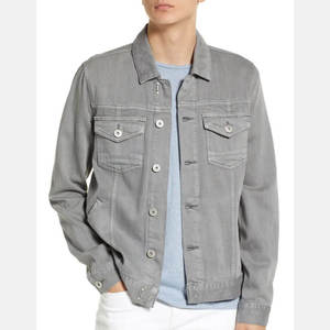 Chaqueta para Hombre, Venta al por Mayor, Logotipo Personalizado, Chaqueta de Mezclilla para Hombre Hecha de Algodón, Transpirable, para Uso en Exteriores, Precio Razonable - Product Image 1