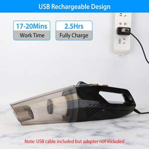 Aspiradora Inalámbrica de Mano para Auto de 120W 8000PA DC 12V, Plumero para Limpieza Interior de Automóviles y Hogares - Product Image 6