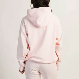 Workout Hoodie Womens Hoodie Blank Supplier With Womens Graphic Sweatshirt Hoodie For US Streetwear Brands - Product Image 5