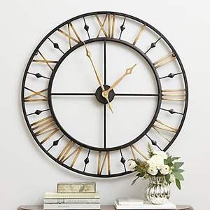 Handmade Metal <b>Wall</b> <b>Clock</b> Unique Craftsmanship Artistic Design Durable Material Modern Home <b>Decoration</b> Elegant Style - Product Image 6