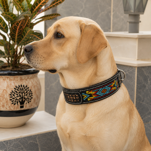 Beautiful Design Hand <b>Tooled</b> <b>Leather</b> Dog Collar Skull Western Pattern Pet Collars Wholesale Bulk Product Multi Uses - Product Image 3
