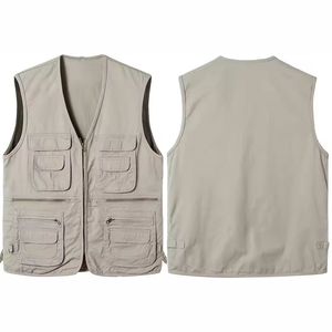 Chalecos de Trabajo para Hombre al por Mayor, de la Mejor Calidad, Tallas Grandes, Casuales, Transpirables, con Bolsillos Tridimensionales - Product Image 4