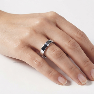 Factory Wholesale High Quality Trendy Unisex Gift Jewelry Geometric Bezel Baguette Cut Zircon <b>925</b> <b>Sterling</b> <b>Silver</b> <b>Ring</b> - Product Image 3