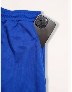 <b>Men's</b> Eco-Friendly Cotton Workout Running <b>Shorts</b> Double Layer Design <b>Compression</b> Inner Liner Lightweight Breathable Quick Dry - Product Image 3