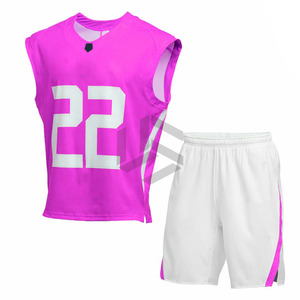 Tenues de sport de lacrosse unisexes personnalisées 100 % polyester, uniformes d'été avec impression de logo, prix bas pour adultes 2025 - Product Image 1