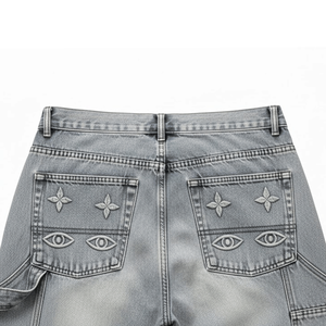 Fabricante de Shorts de Mezclilla con Pedrería de Algodón Premium, Costuras Duraderas, Adornos y Acabados de Cristal de Calidad - Product Image 5