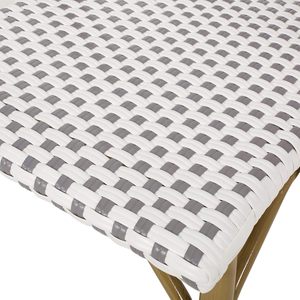 <b>Outdoor</b> Garden Furniture Modern Rattan Dining <b>Chair</b> Farmhouse Style Patio Restaurant <b>Stackable</b> <b>Outdoor</b> Bistro <b>Chairs</b> - Product Image 6
