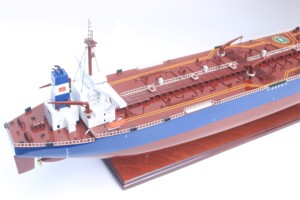 SEAKING (Buque Tanque de Petróleo Crudo) - Maqueta de Madera Artesanal de Buque de Carga, Autoportante para Decoración del Hogar y Regalo de Envío Global - Product Image 4