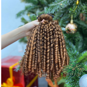 Best Seller cabello crudo camboyano vietnamita rizo italiano para Pixie con color de piano para mujeres negras - Product Image 4