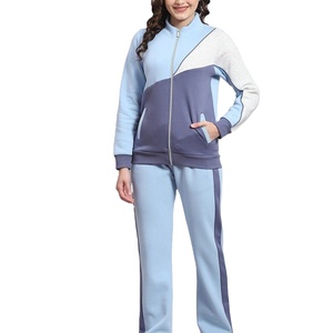 Ensemble de survêtement décontracté pour femmes MATEX SPORTS, deux pièces, respirant, séchage rapide, grande taille, polyester/nylon, pour un usage quotidien en été - Product Image 1
