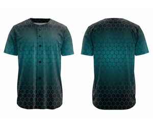 Fabricante de Camisetas de Béisbol Sublimadas Personalizadas, Uniformes de Equipo OEM y ODM |   Béisbol de Poliéster Transpirable - Product Image 6