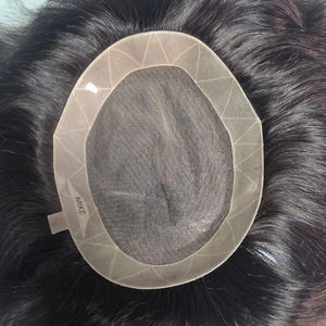 Prothèse capillaire en cheveux humains Remy indiens, modèle Los Angeles - Styles bouclés crépus et ondulations profondes, texture lisse, Bangladesh - Product Image 1