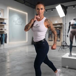 REXFITSPORTS 2026 Wholesale Custom Logo Women Gym Tank <b>Top</b> Sleeveless Workout Shirt Breathable Fitness Sportswear Manufacturer - Product Image 4