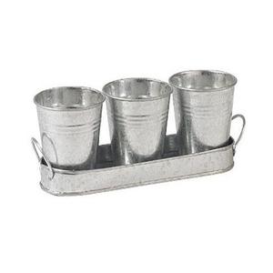 Jardinière galvanisée de haute qualité avec plateau pour la décoration de fleurs de jardin à la maison à prix réduit par le fournisseur indien - Product Image 4