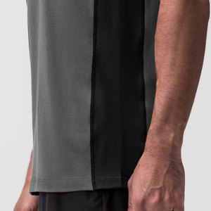 Panel Pattern Loose Fit Vest <b>Men</b> Apparel High Quality Vintage Tank Top Streetwear Spandex Elastane High Stretch Washed <b>Singlet</b> - Product Image 6