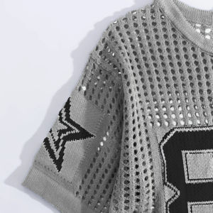 Camiseta Deportiva para Hombre, Diseño Moderno, 100% Algodón, Cuello Redondo, Color Azul Águila, Resistente a las Arrugas, Transpirable, Venta al Por Mayor - Product Image 3