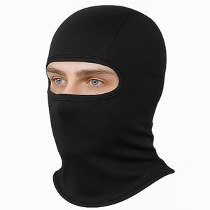 Cagoule Balaclava Tactico Rouge Personnalisable avec Logo, Masque Facial Complet en Maille Coupe-Vent pour Ski et Activités de Plein Air - Product Image 3