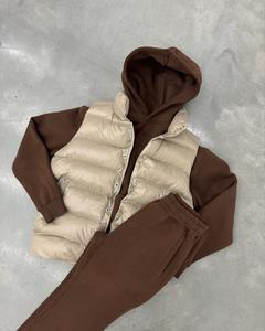 เสื้อโค้ทพัฟเฟอร์แบบโอเวอร์ไซส์ สีดำ สำหรับผู้ชาย  แบบมันเงา มีกระเป๋าที่แขนเสื้อ  บุด้วยขนเป็ด  เหมาะสำหรับฤดูหนาว - Product Image 6