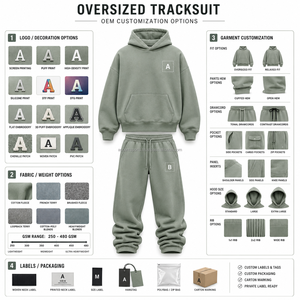 Conjunto de Sudadera con Capucha Oversize y Pantalones de Chándal Lisos Sin Logotipo, de Felpa de Algodón de Alto Gramaje, con Bolsillos Laterales y Cintura Acanalada, Venta al por Mayor, Resistente a la Intemperie - Product Image 4