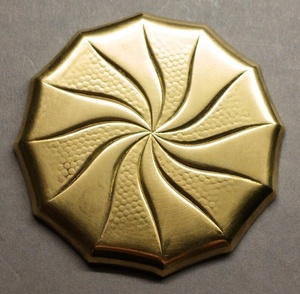 Royal Spiral Brass <b>Coaster</b> Set Handcrafted <b>Drink</b> <b>Coasters</b> Heat Resistant Table Protector Luxury Bar Accessories Gift - Product Image 1