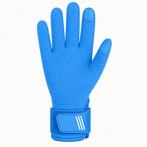 Gants de sports nautiques EKIN, en cuir PU, antidérapants, avec sangle de poignet réglable, unisexe, bleu - Product Image 3